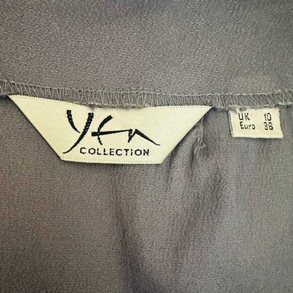 Luxury Purple Sequin Sleeveless Top and Skirt Set Skirt Suit by NAM of London - Picture 6 of 8